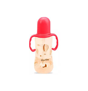 Anti-Colic BPA Free Natural PP Milk Feeding Bottle Wide Mouth Water Bottle Handle Cup Cover Baby Bottle